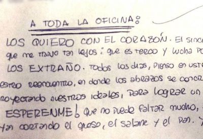 La carta de Camila, detenida en Rusia por "luchar por sus ideales"