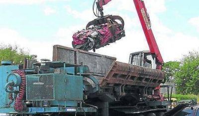 Compactaron casi 2000 autos abandonados