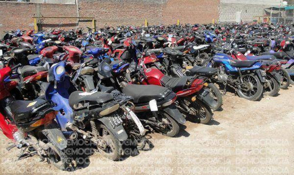 El Municipio busca rematar unas 700 motos secuestradas y depositadas en un galp�n