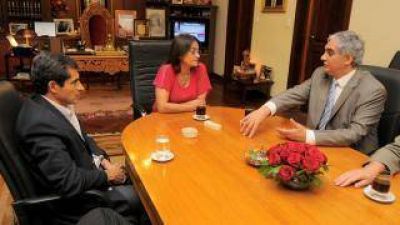 Luc�a recibi� al Presidente del Grupo Banco Provincia