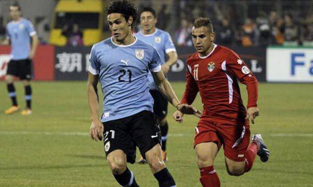 Uruguay pis� fuerte en Jordania por el repechaje