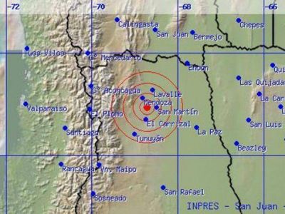 Mendoza despert� con un fuerte sismo esta madrugada