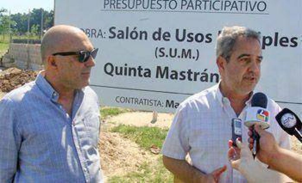A trav�s del presupuesto participativo, se edifica el sal�n de usos m�ltiples en Quinta Mastr�ngelo