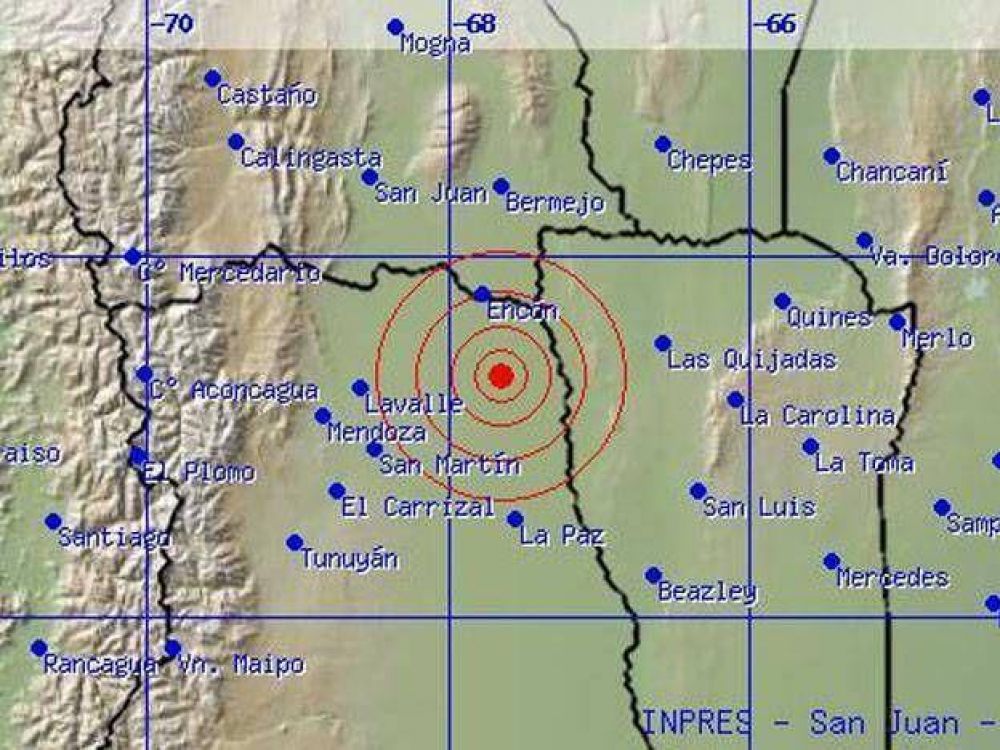 Un sismo de 5,5� en Mendoza se sinti� en la provincia
