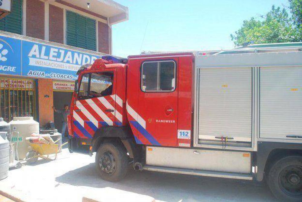 Lograron controlar un principio de incendio en Villa Carlos Paz