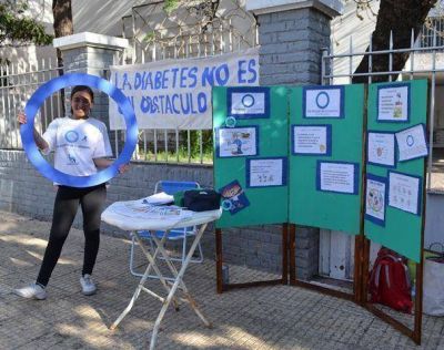Con actividades informativas y de concientizaci�n, conmemoraron el D�a Mundial de la Diabetes