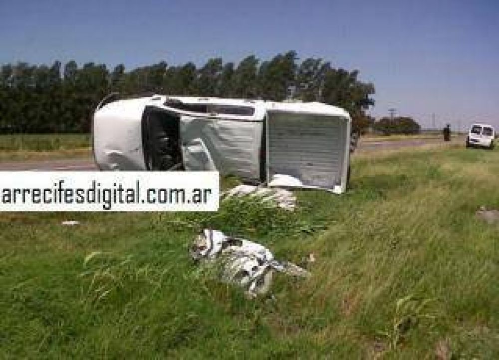 Accidente:Un muerto y un herido .	