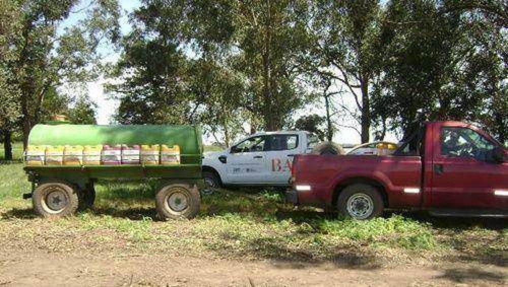 Trabajo infraccion� un campo de papa cerca de Claromec�
