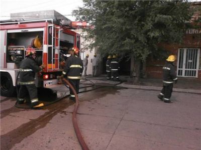 Se incendi� una vivienda en la planta urbana