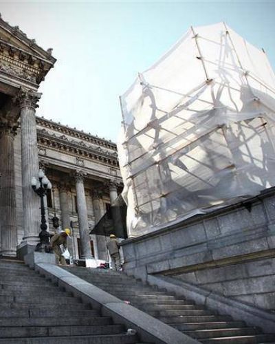 Lola Mora vuelve a las escalinatas del Congreso