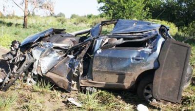 Est� en coma farmacol�gico el joven que rob� y volc� el auto 