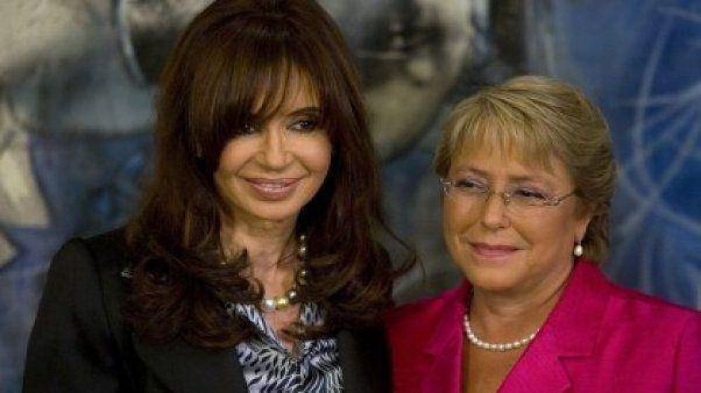 Cristina felicit a Bachelet por el resultado de las elecciones