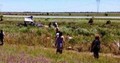 Murieron cuatro posade�os en un accidente en Corrientes 