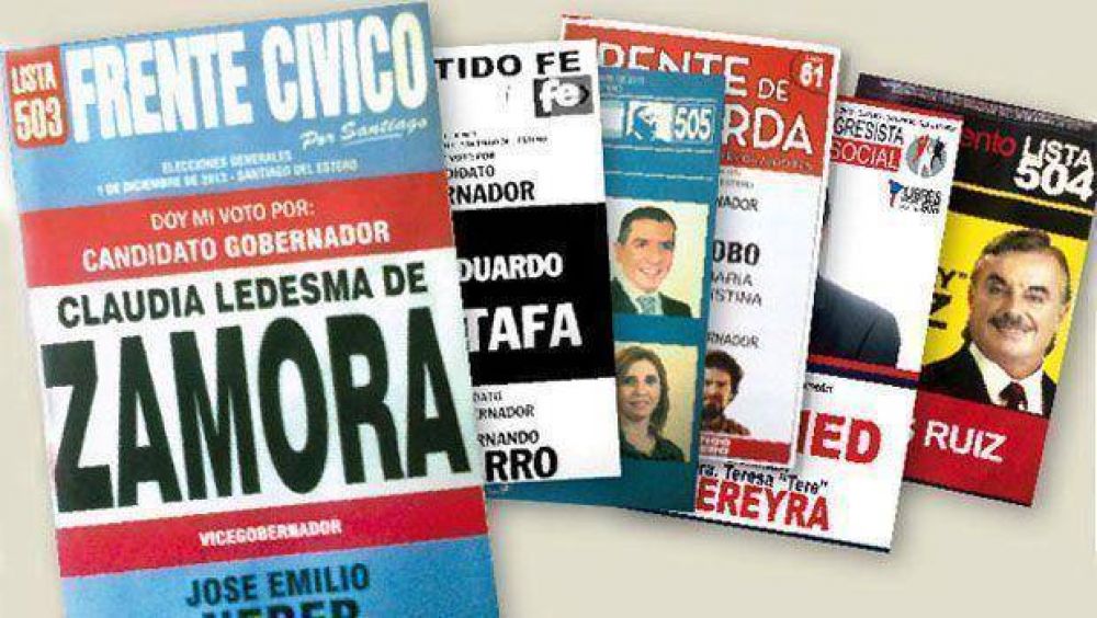 Las boletas para la elecci�n a Gobernador y Vice del 1 de diciembre