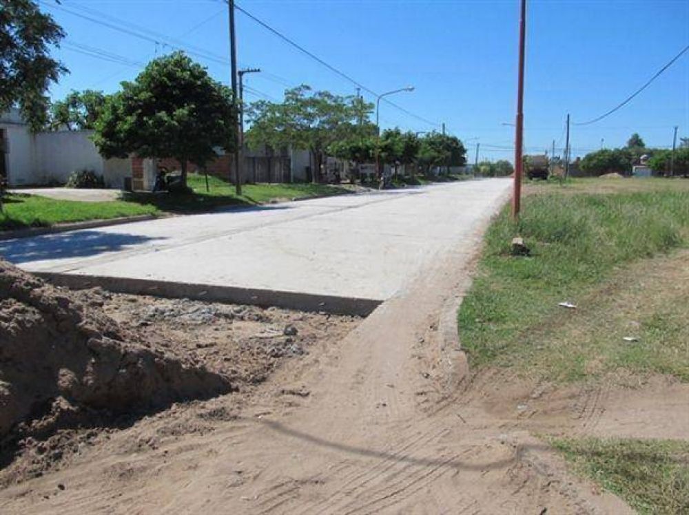 Nuevas cuadras de pavimento