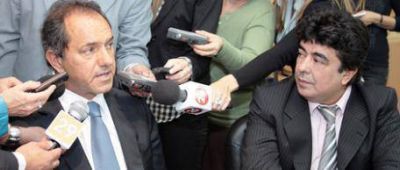 Scioli recibe a obispos y a la dirigencia del peronismo