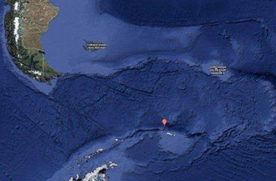 Se registr� un sismo de 7.8 grados a 1400 km de Ushuaia