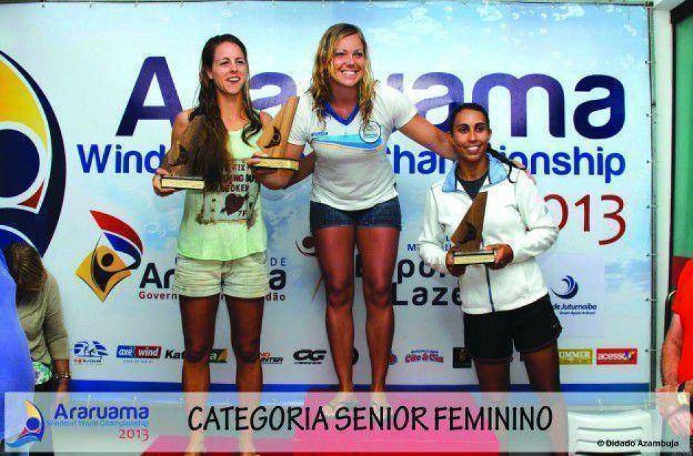 Jazm�n L�pez Becker se consagr� campeona mundial de windsurf en Brasil