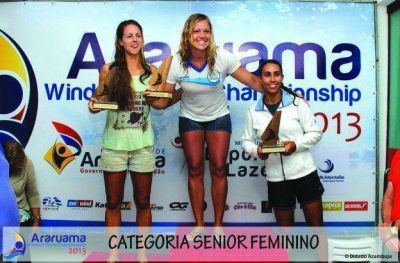 Jazm�n L�pez Becker se consagr� campeona mundial de windsurf en Brasil