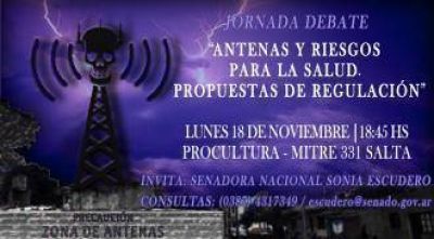 Debaten en Salta sobre los riesgos para la salud de las antenas de celulares