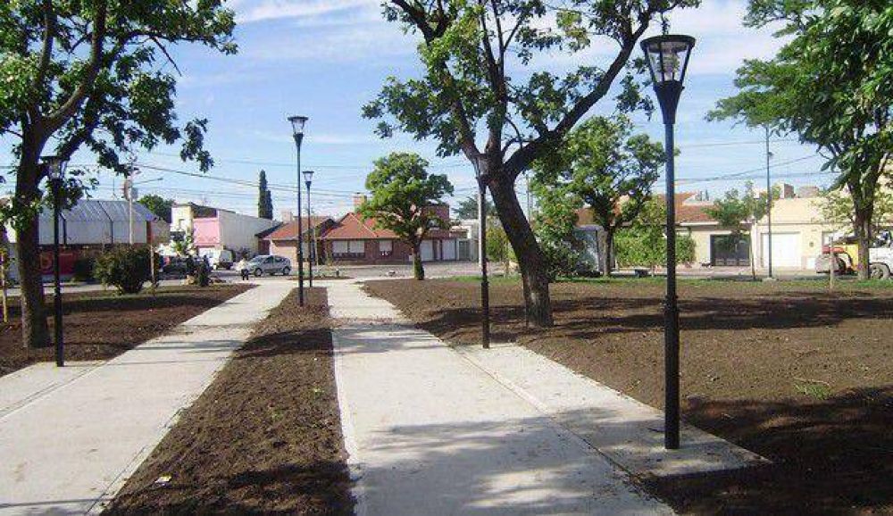 La Plaza Pellegrini est� quedando hermosa