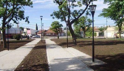 La Plaza Pellegrini est� quedando hermosa