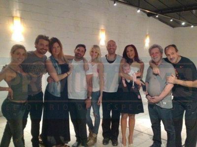 Paula y Olivia visitaron a Pedro en el ensayo de �Mansi�n Imposible�