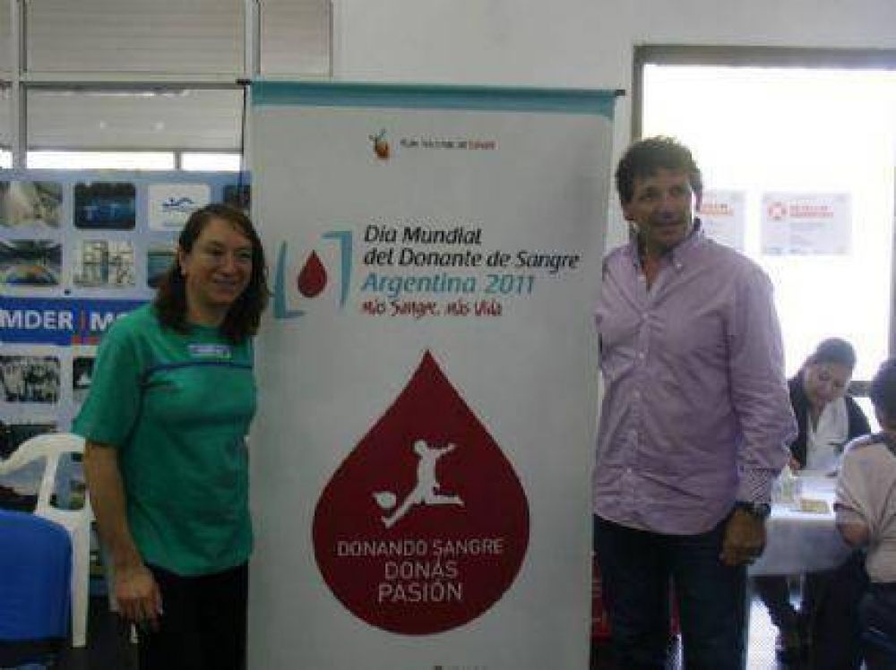 Se realiz� Jornada de Donaci�n de Sangre en el Parque Municipal de los Deportes