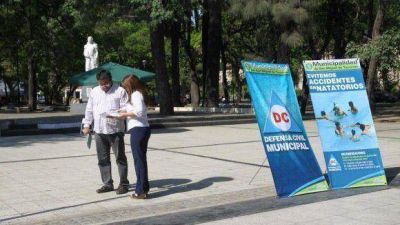Realizan campa�a de prevenci�n de accidentes