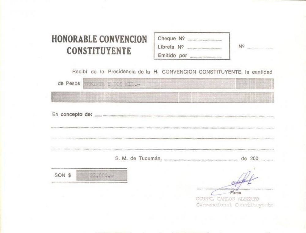 Algunos convencionales de 2006 recibieron unos $ 5.000 para asesores; otros, m�s de $ 80.000