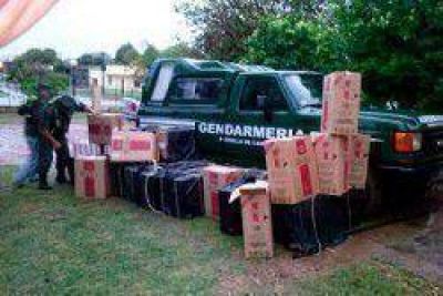 Gendarmer�a secuestr� un cargamento de cigarrillos de contrabando