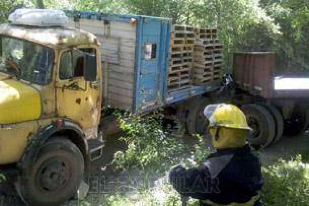 Un camionero muri� en un accidente en Sierras Bayas