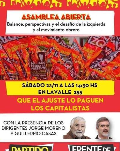 ASAMBLEA DEL PARTIDO OBRERO DE AZUL