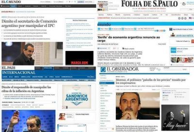 La prensa internacional calific� a Moreno como el "sheriff" de Cristina
