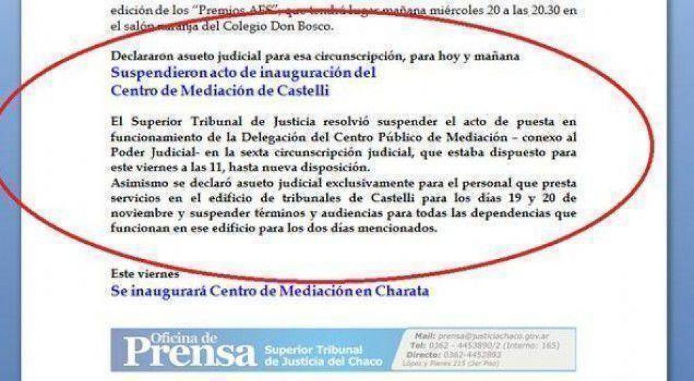 El STJ intent� �tapar� lo que pudo ser una tragedia