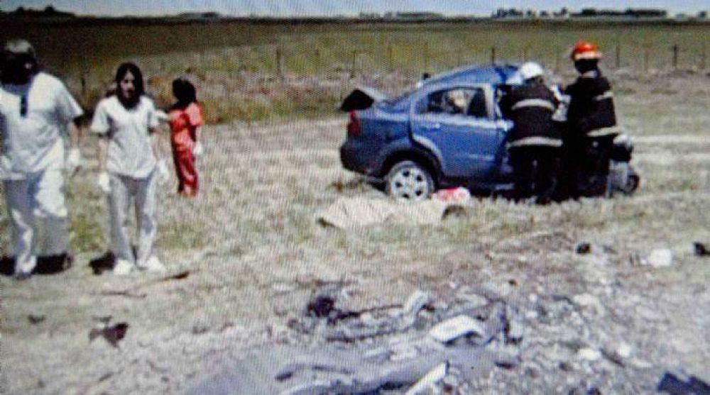 Choque fatal en Ruta 7: tres muertos