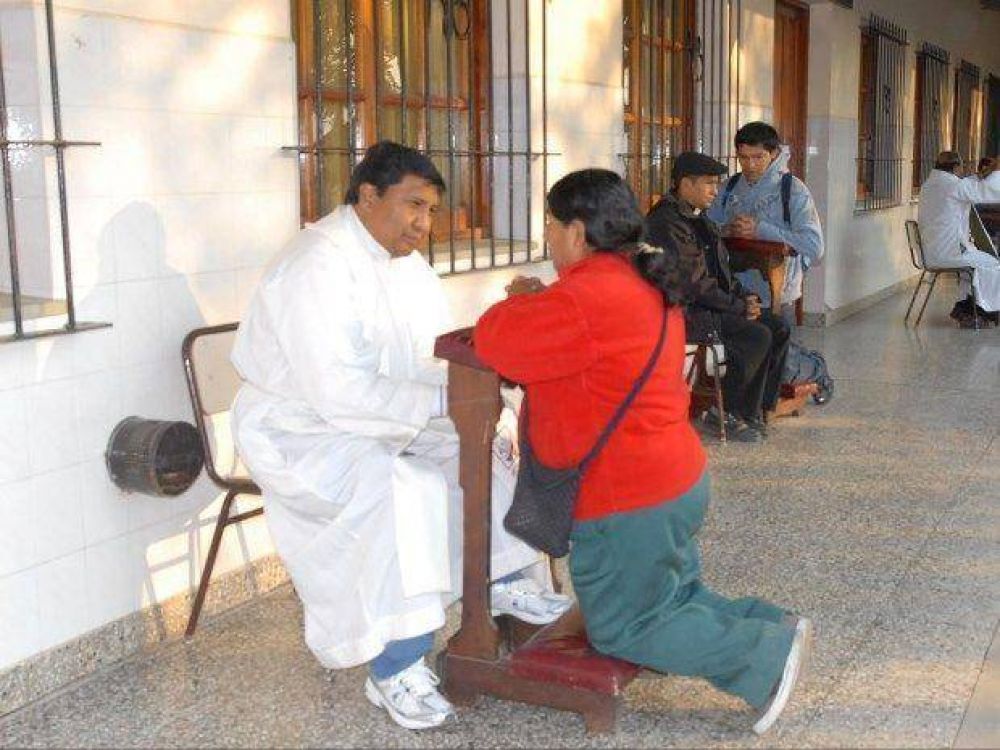 Acci�n de gracias en el Santuario de R�o Blanco