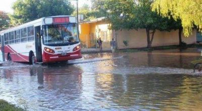 S�enz Pe�a: intenso operativo para escurrir el agua