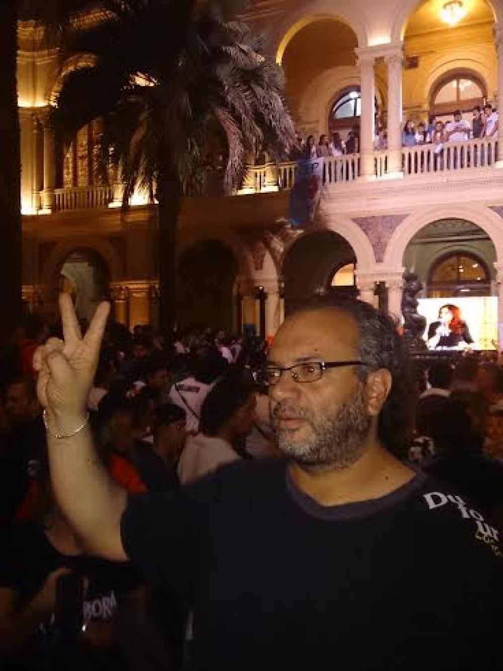 EL EVITA DE NECOCHEA PRESENTE,  EN EL REGRESO DE CRISTINA