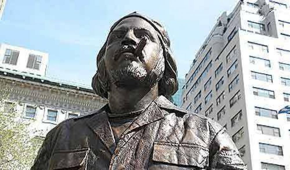 Retiran una estatua del "Che" Guevara del Central Park