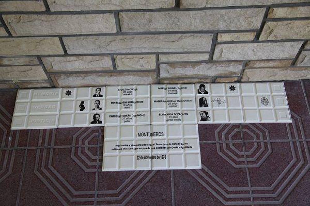 La Plata: El Municipio coloc� marcas urbanas en homenaje a detenidos desaparecidos