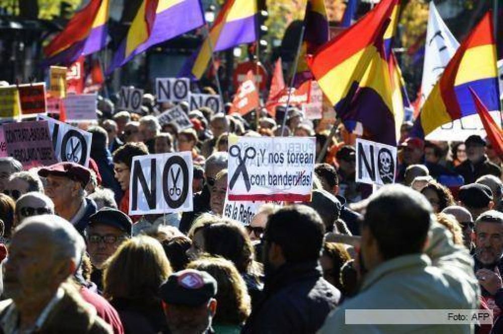 Los espa�oles vuelven a protestar contra el ajuste de Rajoy