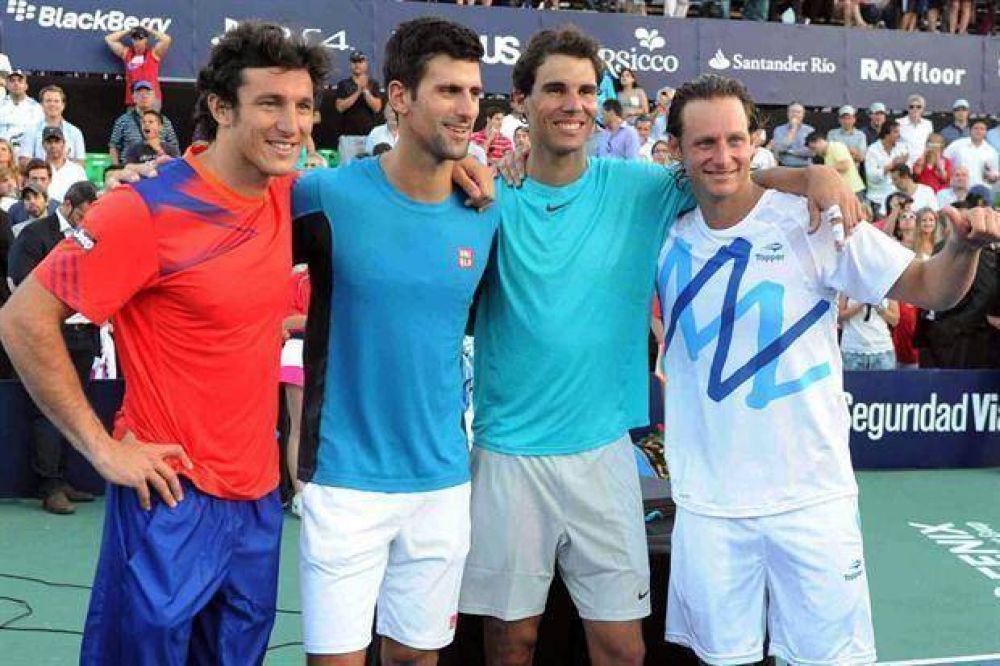 Una despedida inolvidable para Nalbandian, con Nadal y el Dr. Djokovic