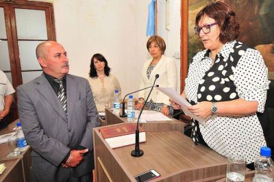 Concejo Deliberante: asumi� Eduardo Gomina en reemplazo de Salino