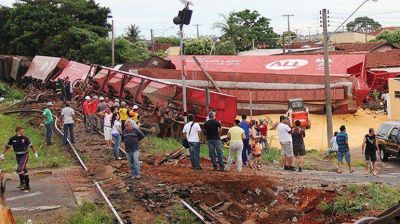 Brasil: al menos 6 muertos por el descarrilamiento de un tren