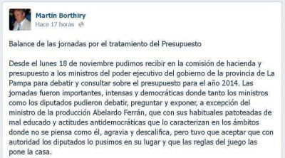 El vernismo sale a cuestionar el presupuesto jorgista y le pega duro a los ministros