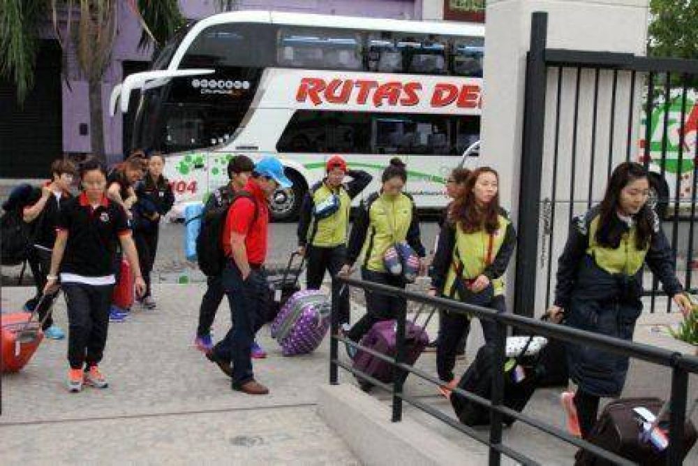 El seleccionado de Corea del Sur lleg� a Tucum�n