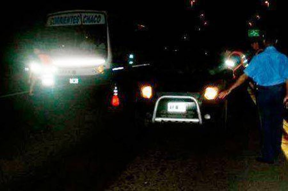 Detienen a un borracho que intent� eludir el control de alcoholemia
