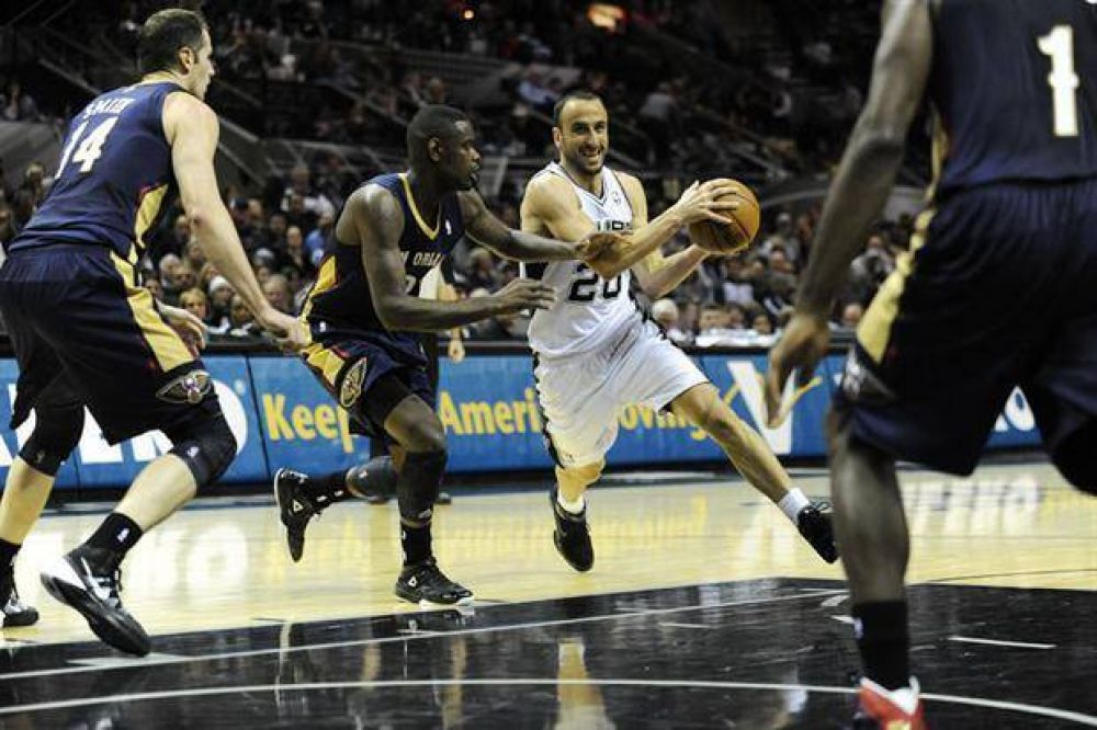 Manu Gin�bili lider� una nueva victoria de San Antonio