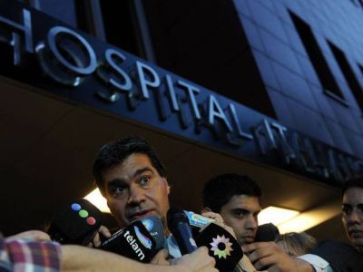 Capitanich visit� a Gioja y dijo que todos consideramos que �se va a recuperar muy bien�